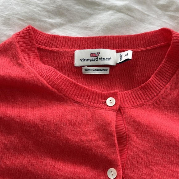 Coral Vineyard Vines Button Up Sweater XS - Picture 2 of 7